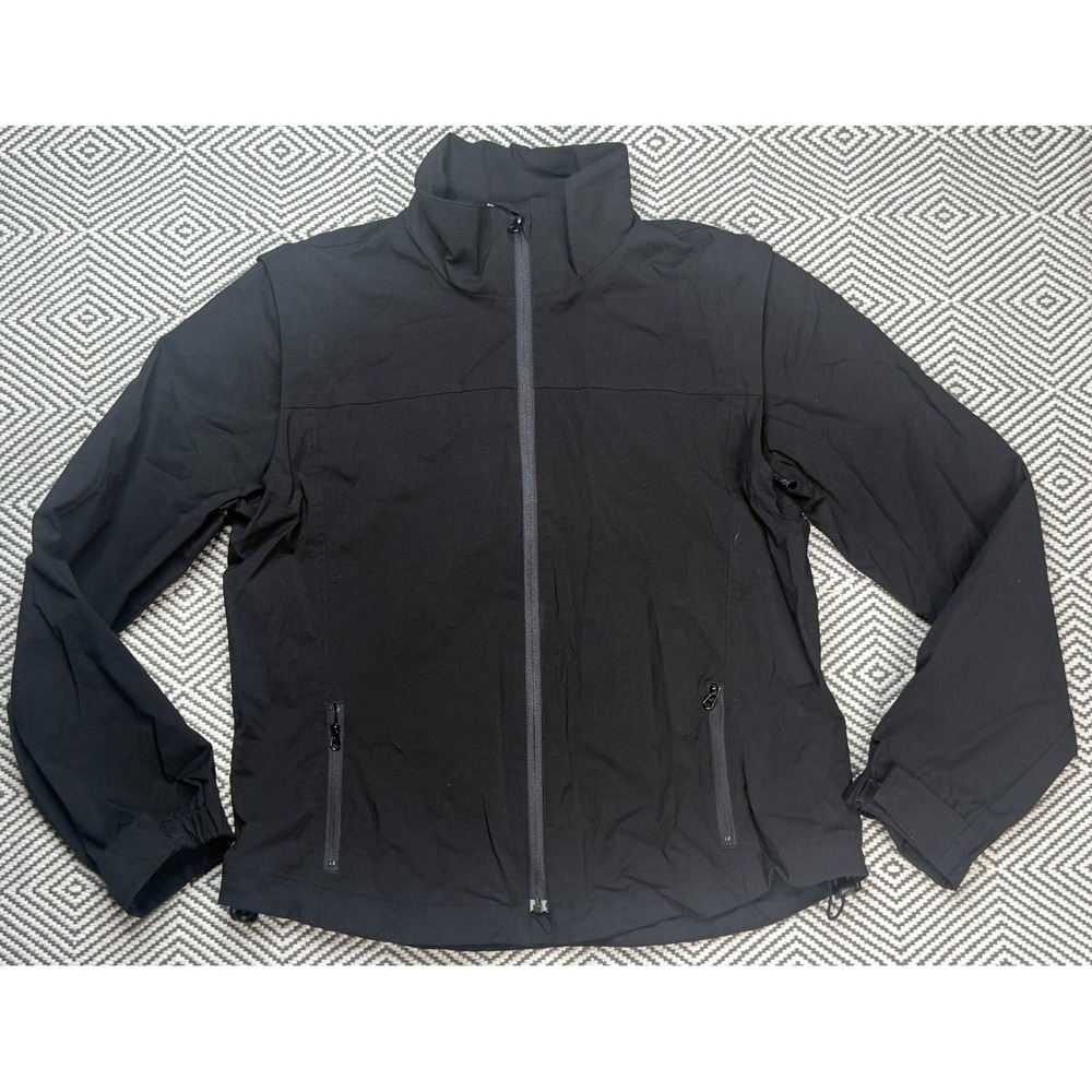Tilley Women's Black Convertible Removable Sleeve Jacket Size‎ Large